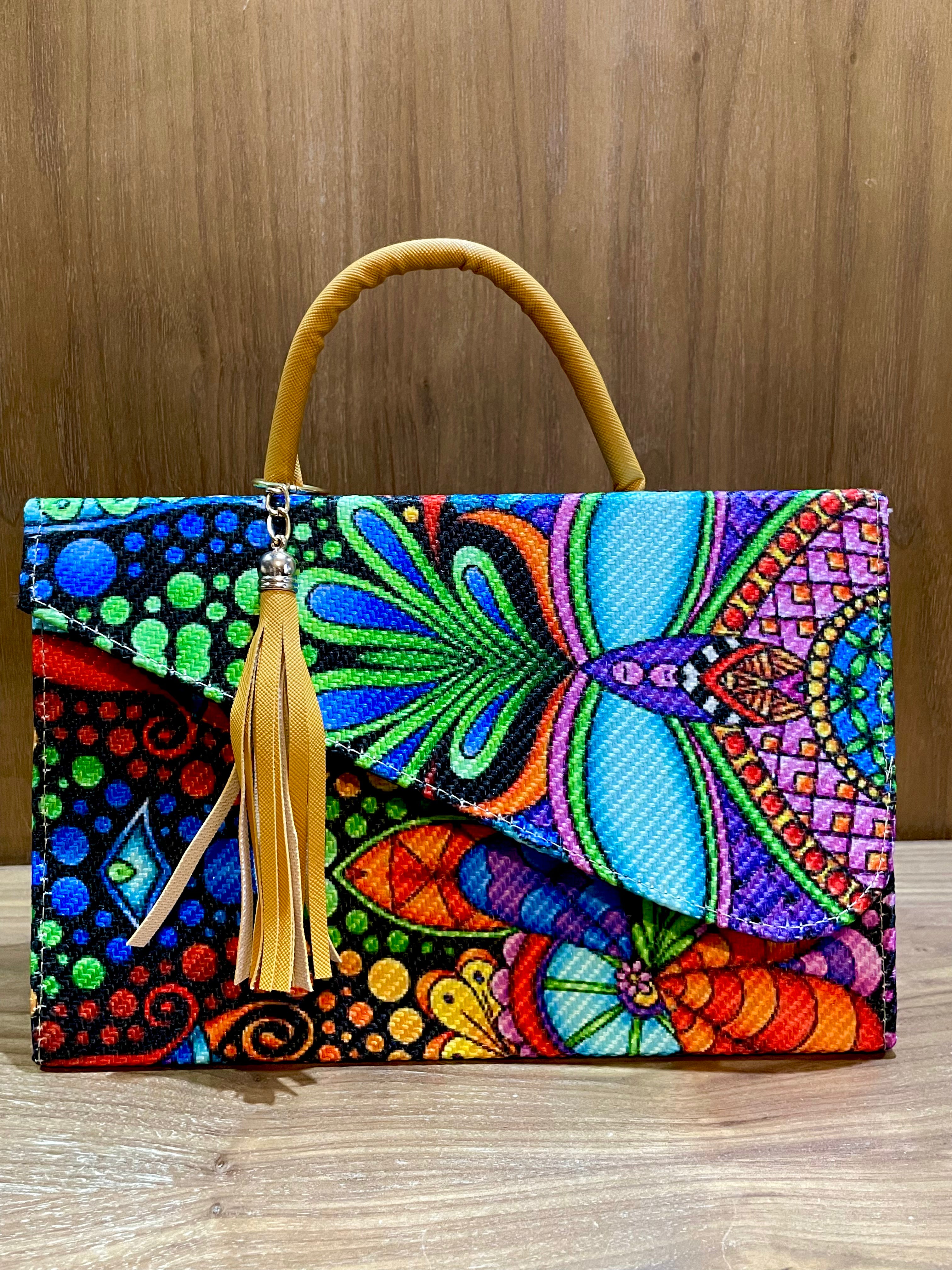 Bolsa artesanal de yute