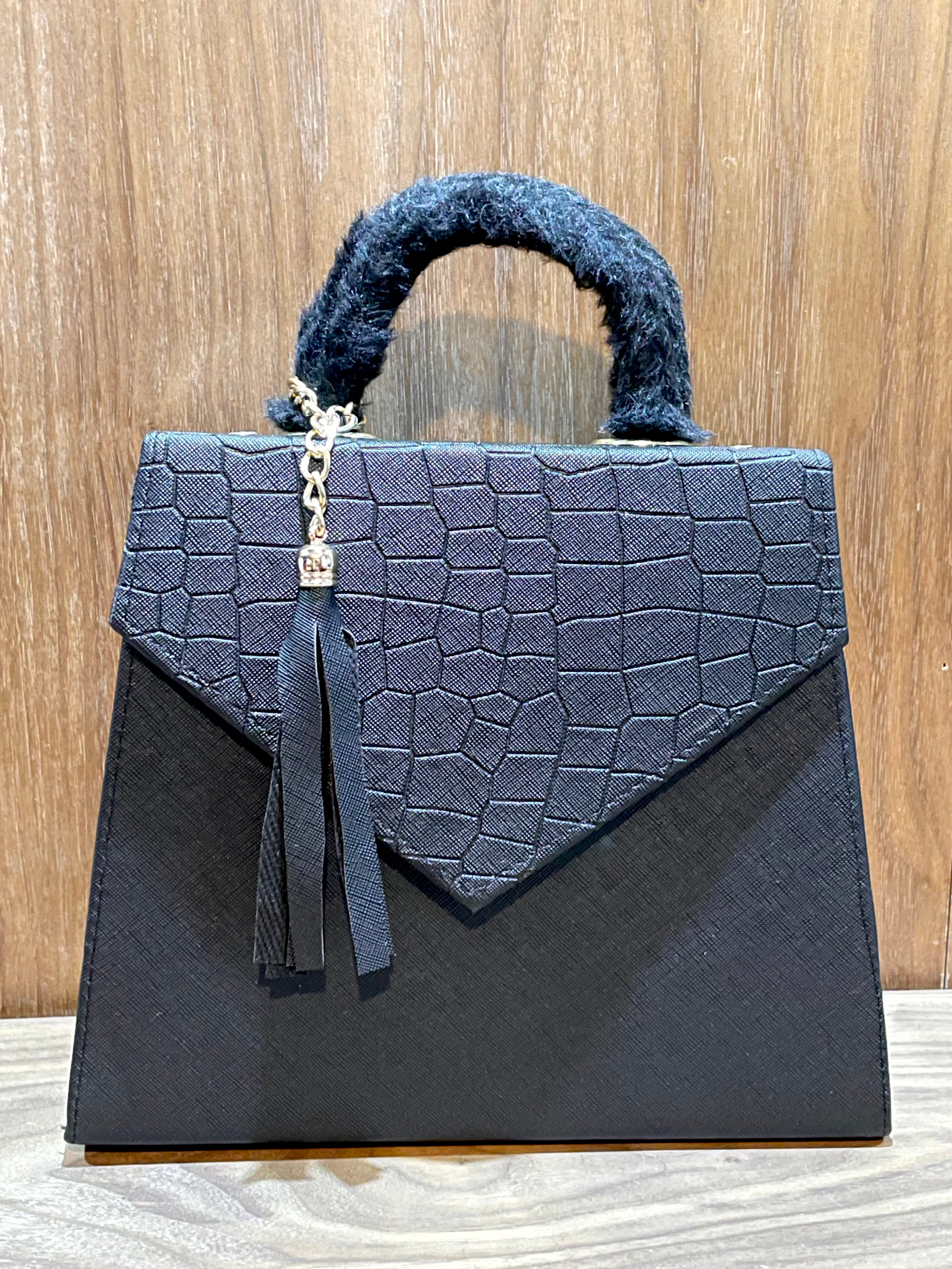 Bolsa artesanal piel sintética