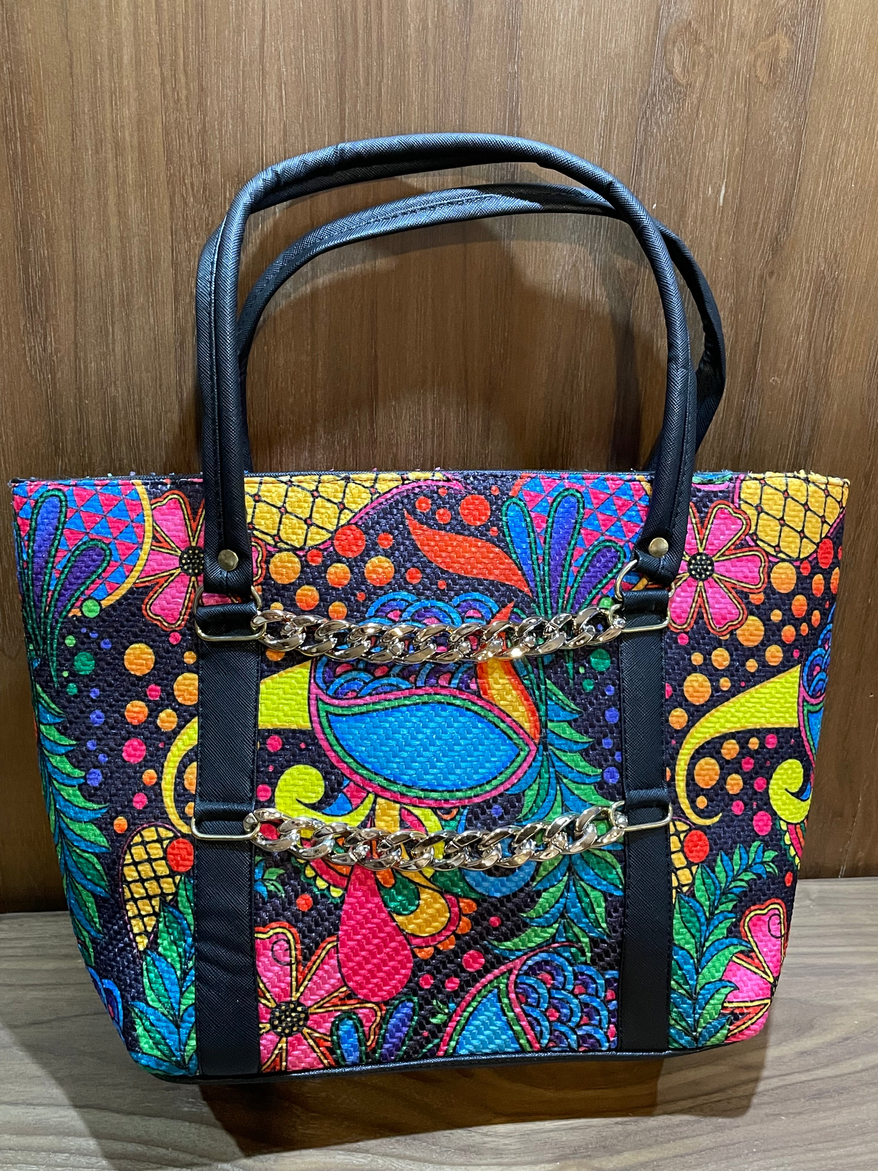 Bolsa artesanal de yute