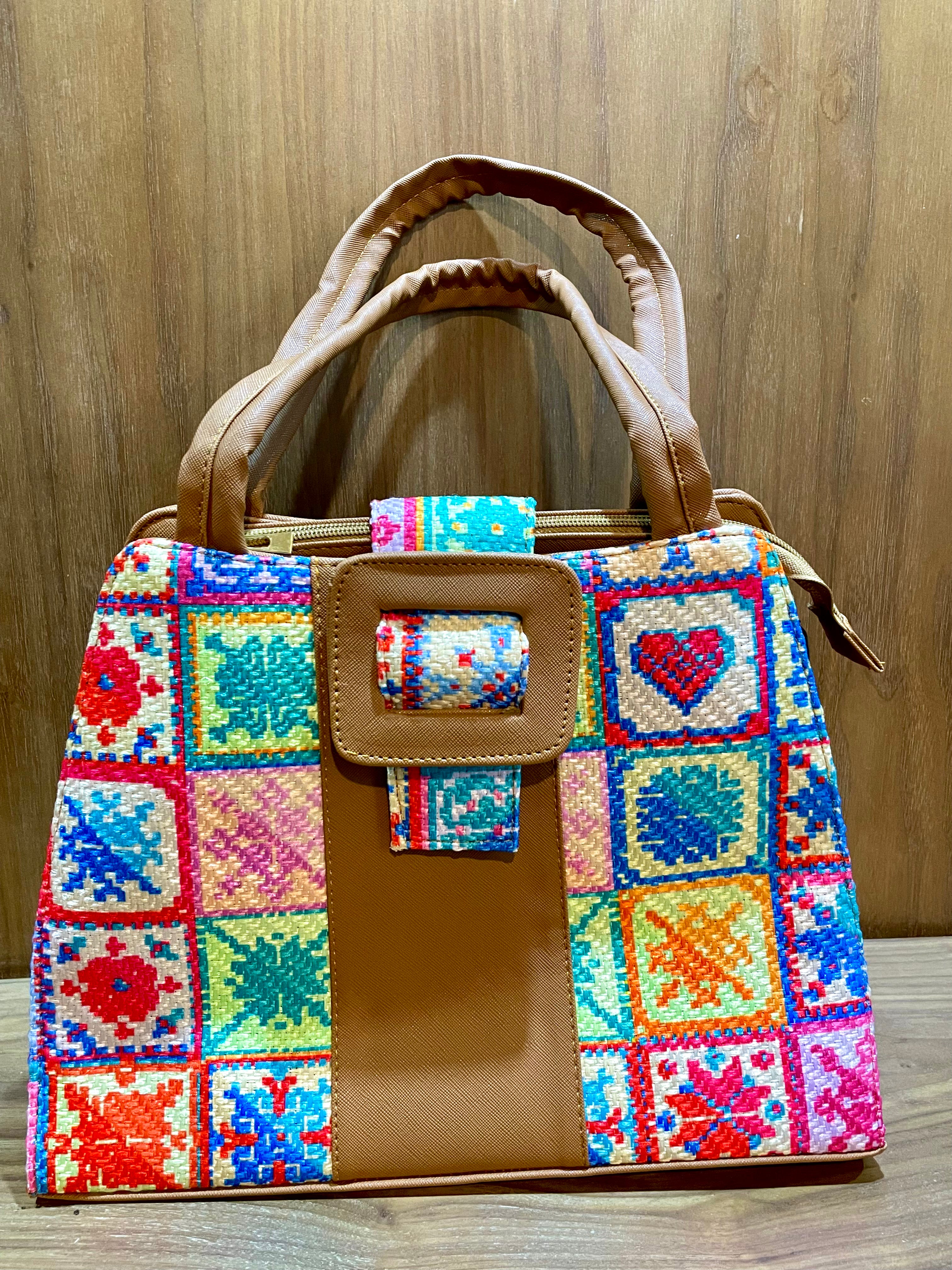 Bolsa artesanal de yute