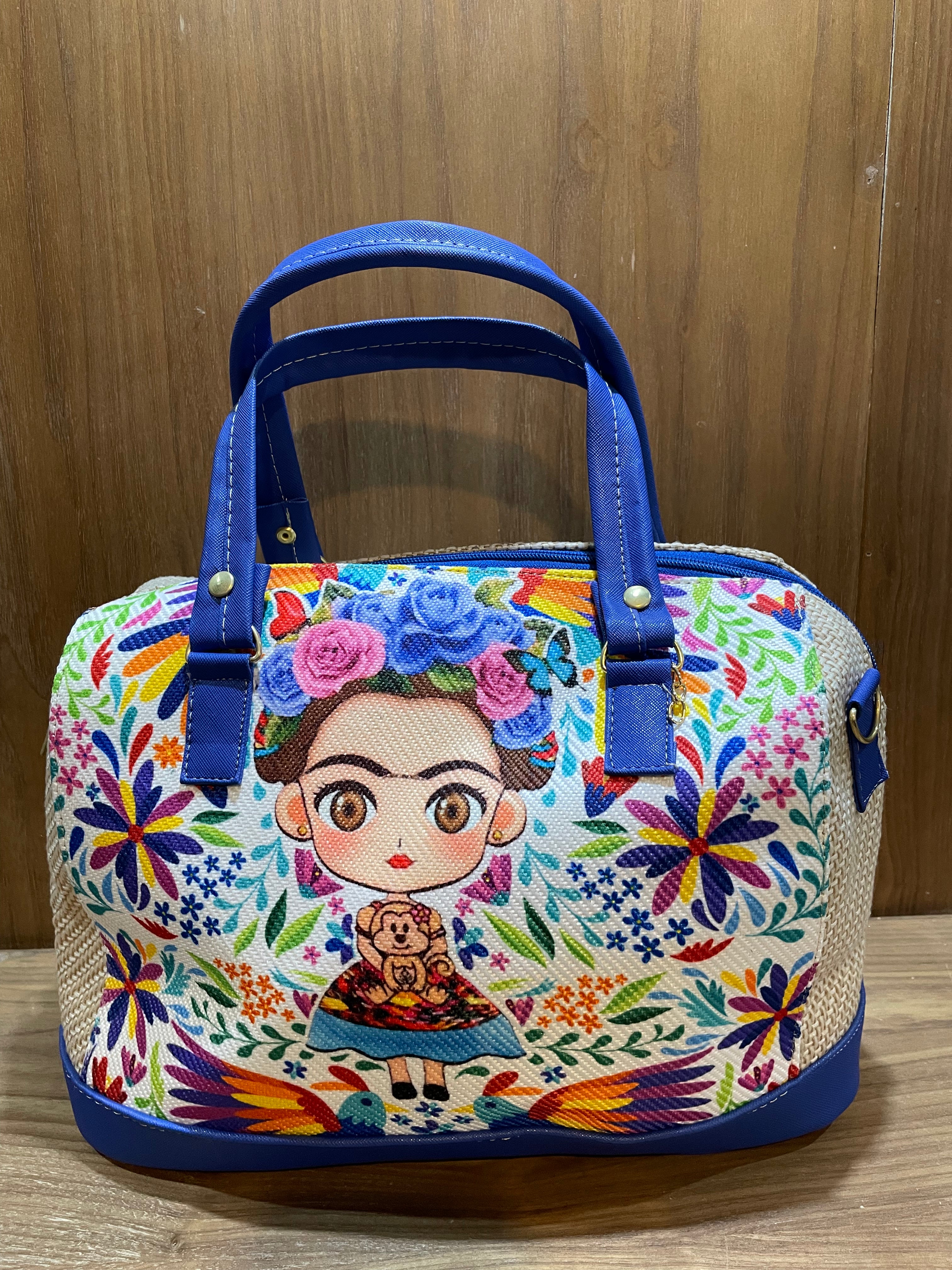Bolsa artesanal de yute - Frida Kahlo