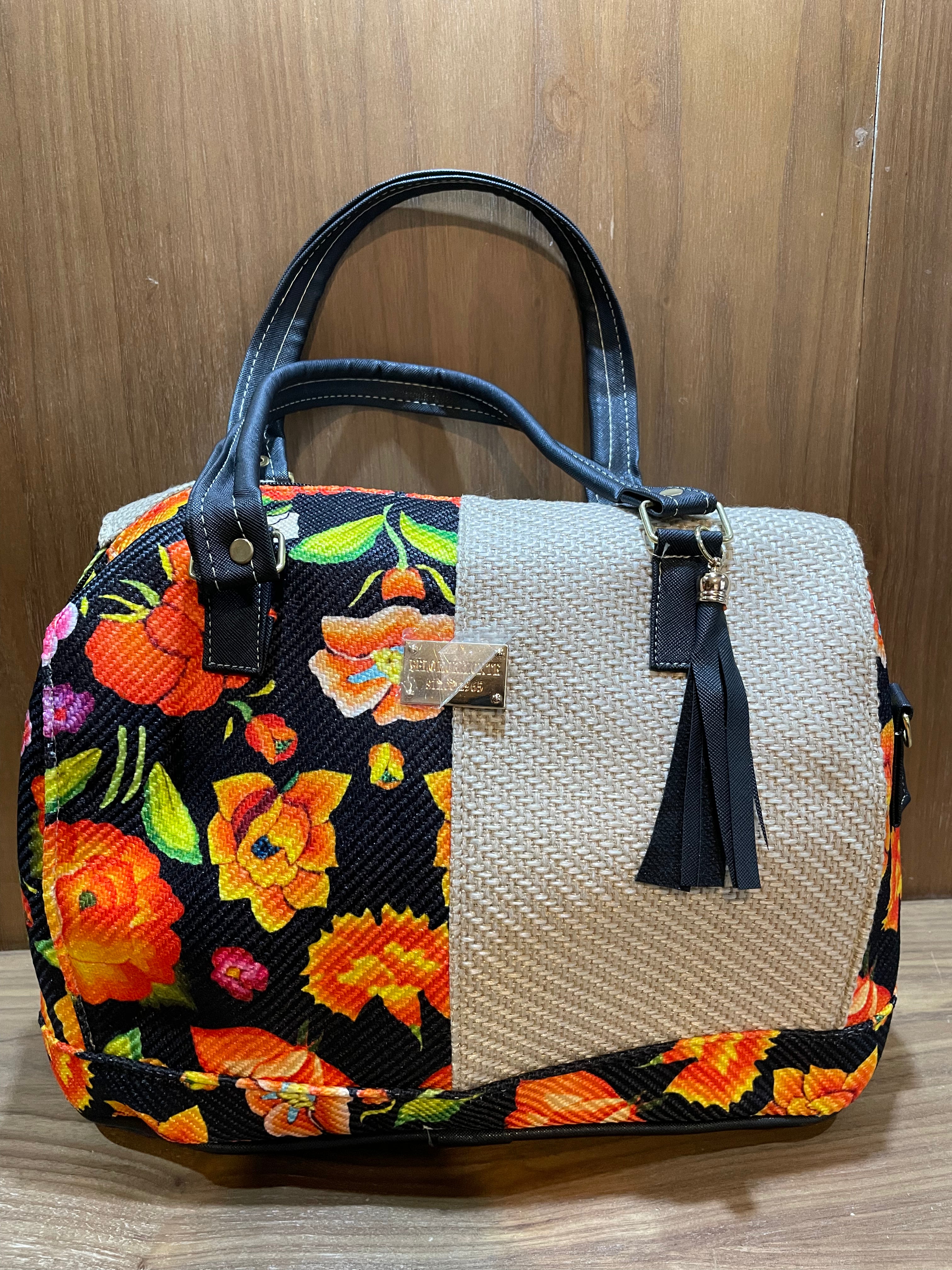 Bolsa artesanal de yute