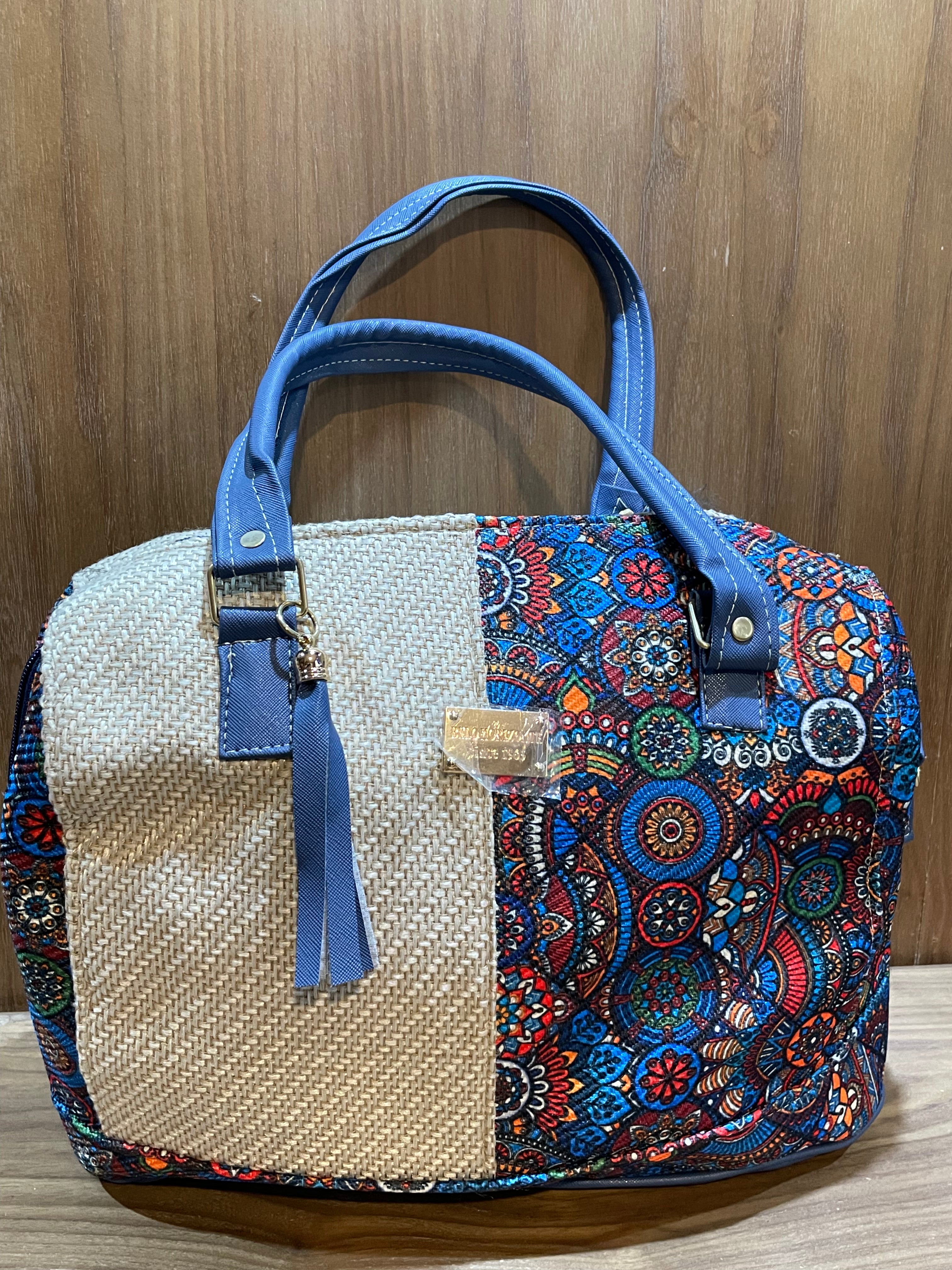 Bolsa artesanal de yute