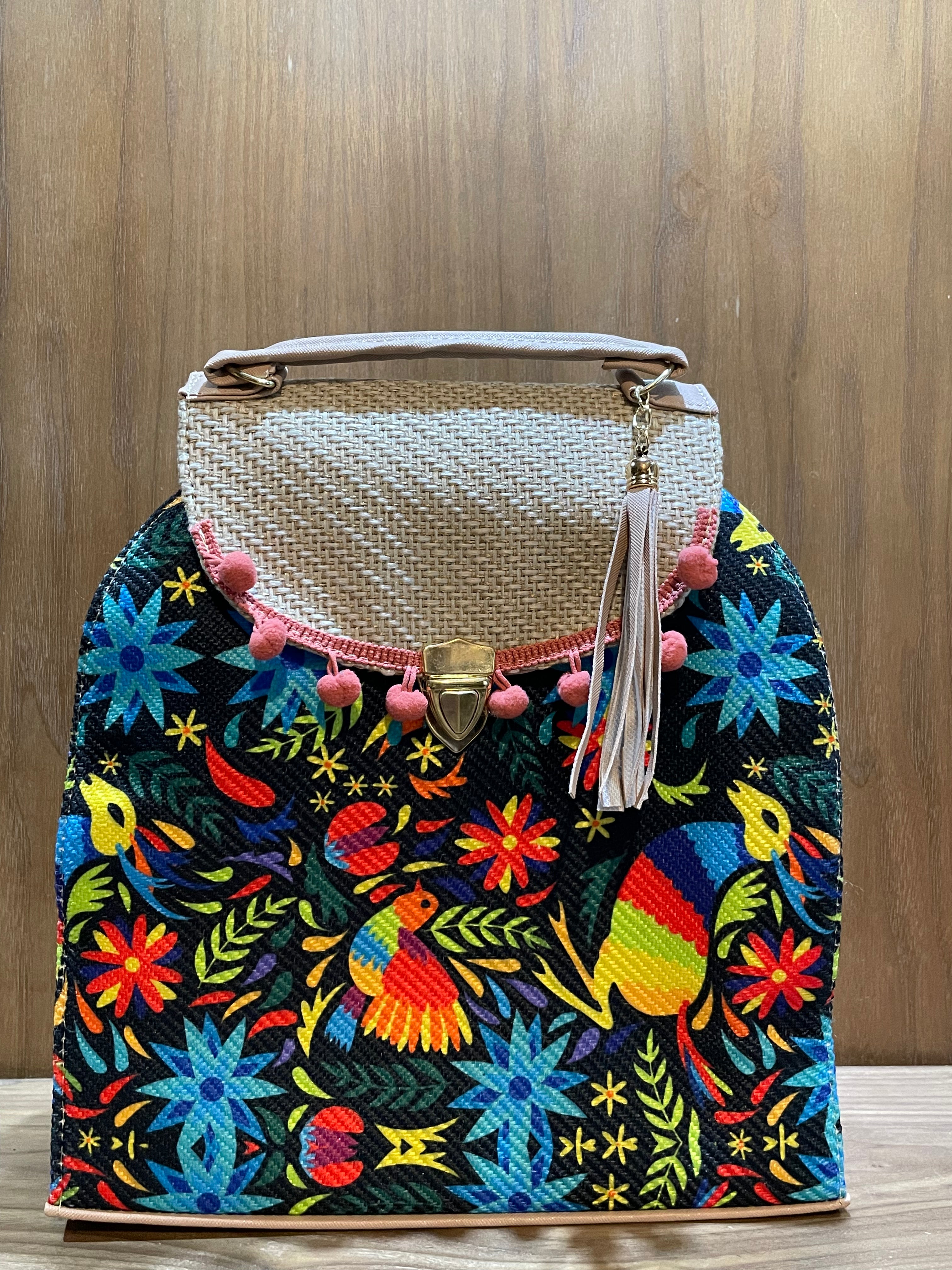 Bolsa artesanal de yute