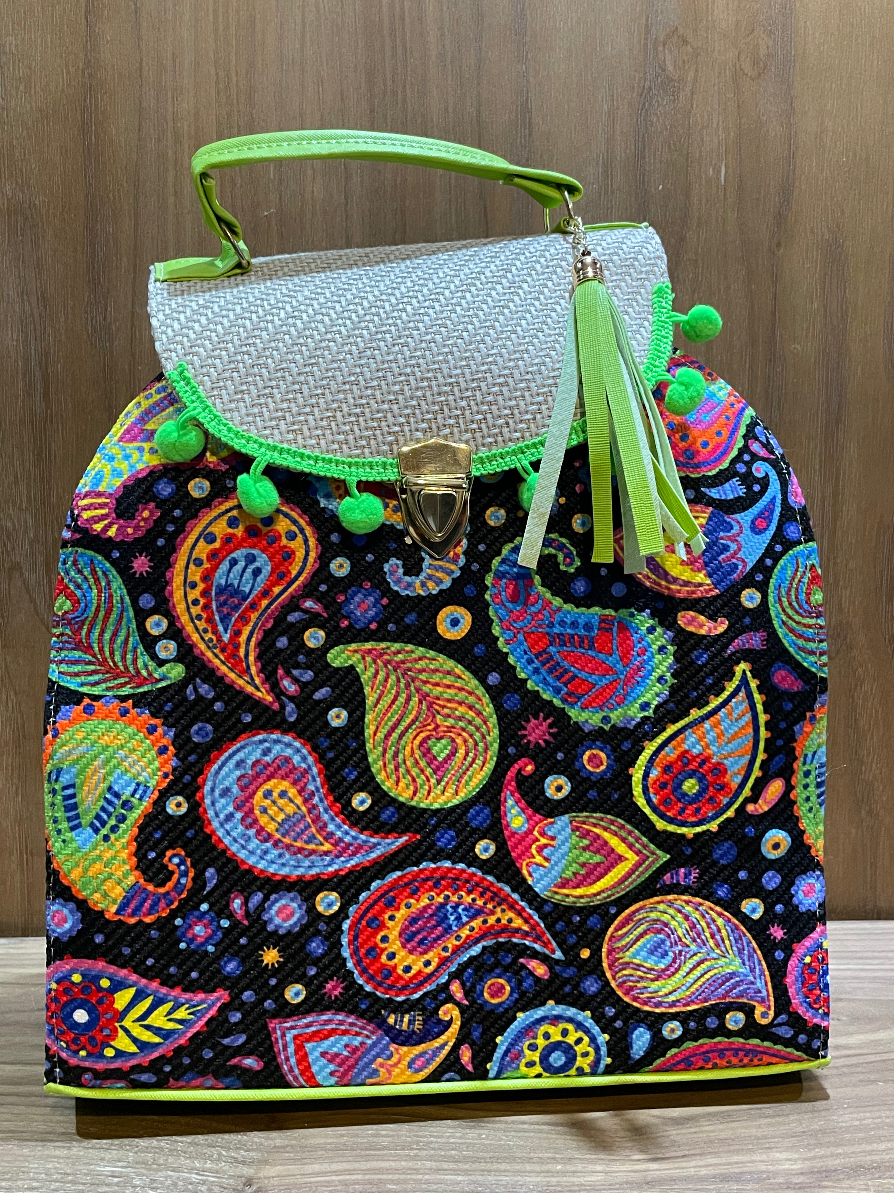 Bolsa artesanal de yute